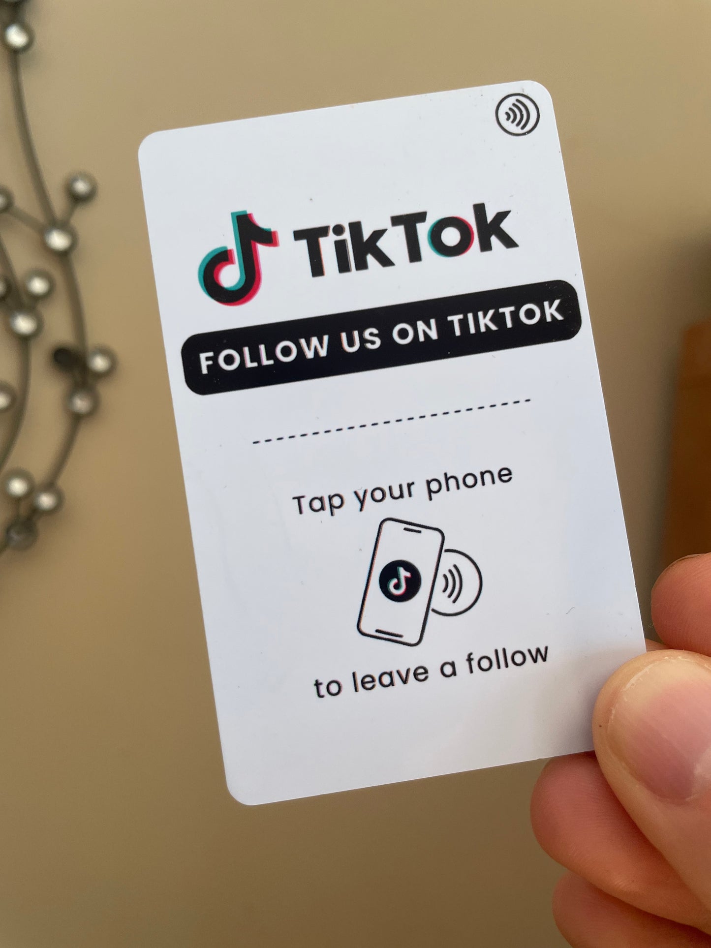 TikTok NFC card