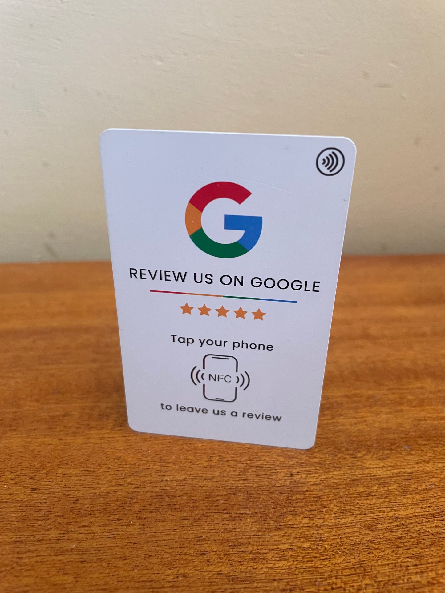 Google Reviews NFC Card