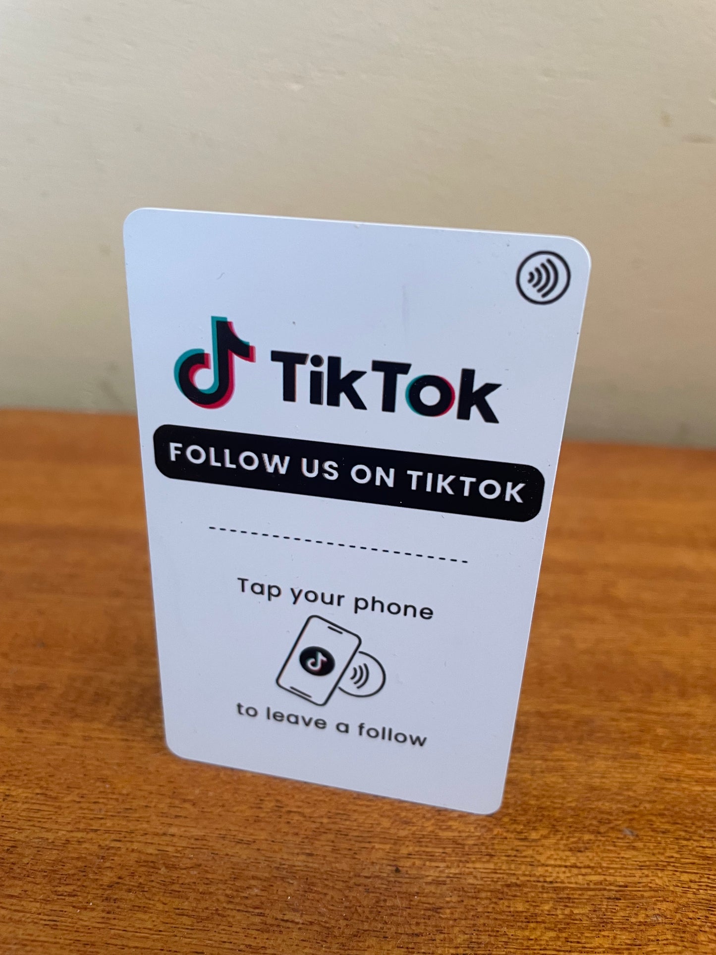 TikTok NFC card