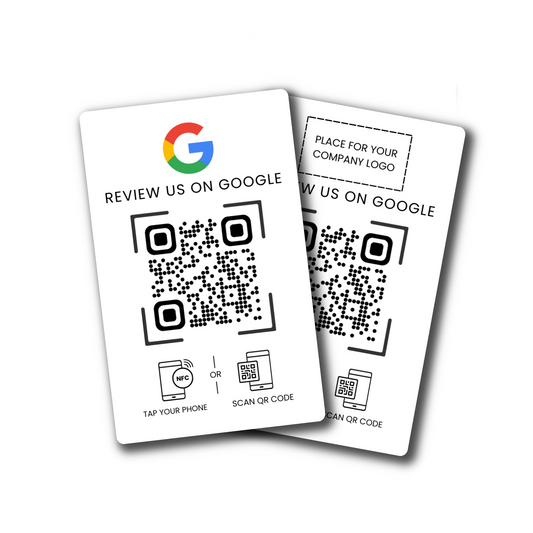 Google Reviews NFC & QR Code Card