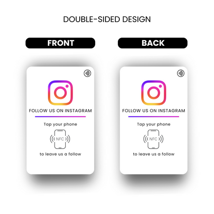 Karta NFC na Instagramie